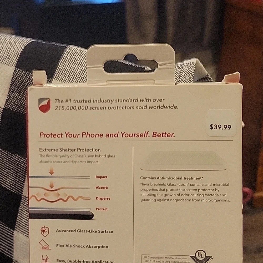 5 For 25.00/Zagg Invisible Shield for Samsung GalaxyS21 Ultra 5G,NIB!